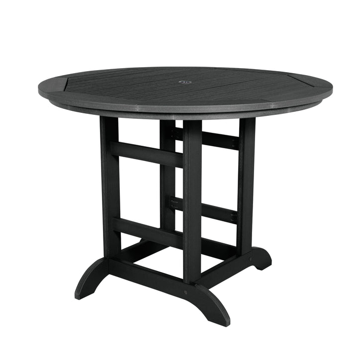 Round 48in Diameter Dining Table - Counter Height Dining Highwood USA Black
