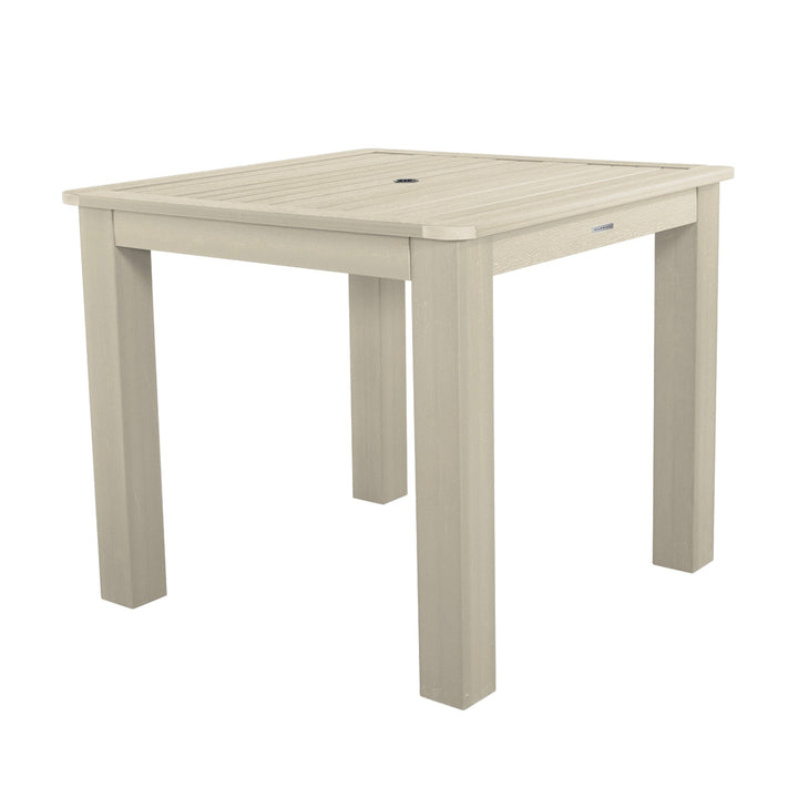 Square 42in x 42in Dining Table - Counter Height Dining Highwood USA Whitewash