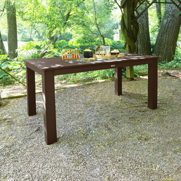 Rectangular 42in x 72in Outdoor Dining Table - Counter Height Dining Highwood USA
