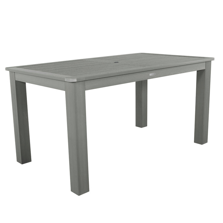 Rectangular 42in x 72in Outdoor Dining Table - Counter Height Dining Highwood USA Coastal Teak