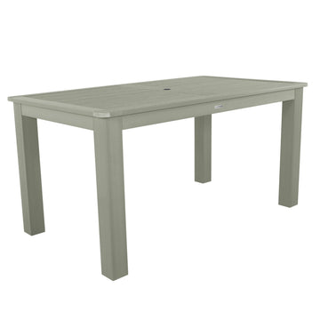 Rectangular 42in x 72in Outdoor Dining Table - Counter Height Dining Highwood USA Eucalyptus