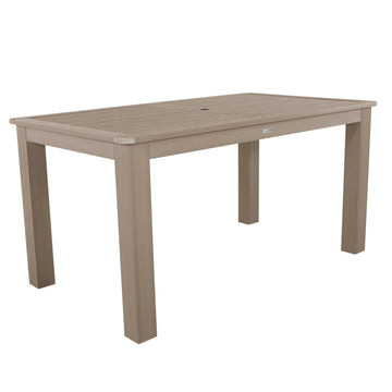 Rectangular 42in x 72in Outdoor Dining Table - Counter Height Dining Highwood USA Woodland Brown