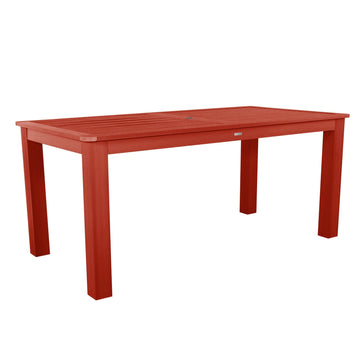 Rectangular 42in x 84in Oversized Dining Table - Counter Height Dining Highwood USA Rustic Red