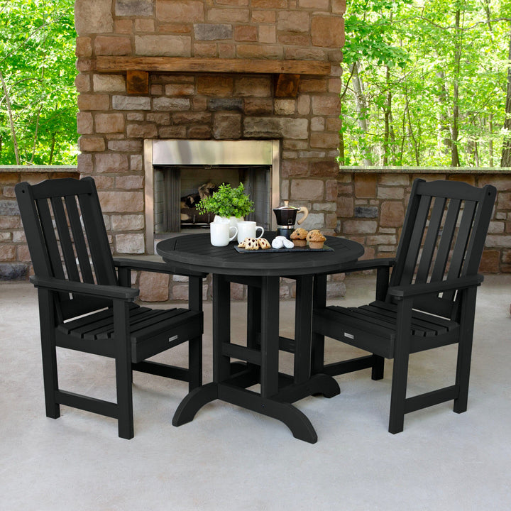 Lehigh 3pc 36in Round Dining Set - Dining Height Dining Highwood USA