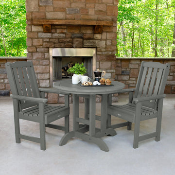 Lehigh 3pc 36in Round Dining Set - Dining Height Dining Highwood USA