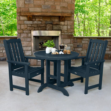 Lehigh 3pc 36in Round Dining Set - Dining Height Dining Highwood USA