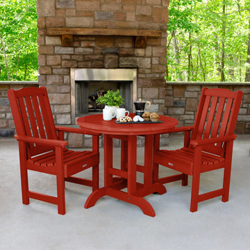 Lehigh 3pc 36in Round Dining Set - Dining Height Dining Highwood USA