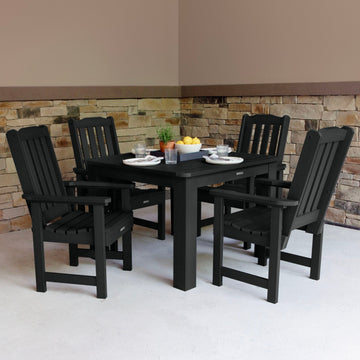 Lehigh 5pc Square Dining Set 42in x 42in - Dining Height Dining Highwood USA