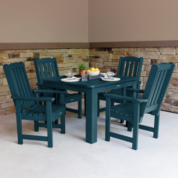 Lehigh 5pc Square Dining Set 42in x 42in - Dining Height Dining Highwood USA