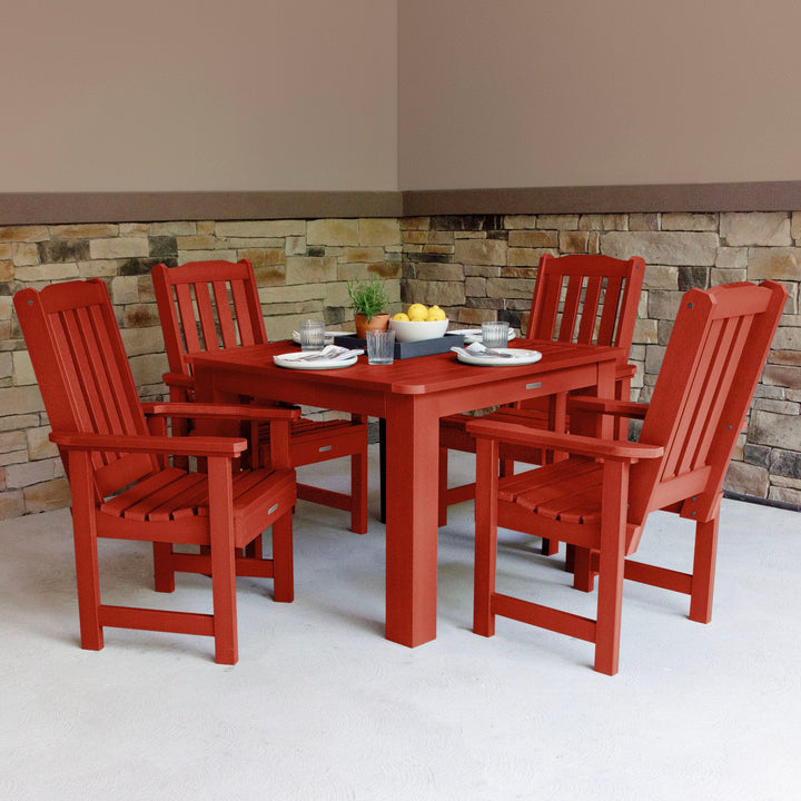 Lehigh 5pc Square Dining Set 42in x 42in - Dining Height Dining Highwood USA