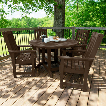 Lehigh 5pc 48in Round Dining Set - Dining Height Dining Highwood USA