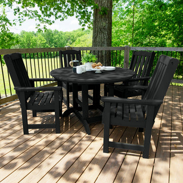 Lehigh 5pc 48in Round Dining Set - Dining Height Dining Highwood USA