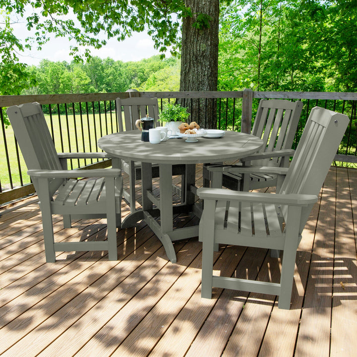 Lehigh 5pc 48in Round Dining Set - Dining Height Dining Highwood USA
