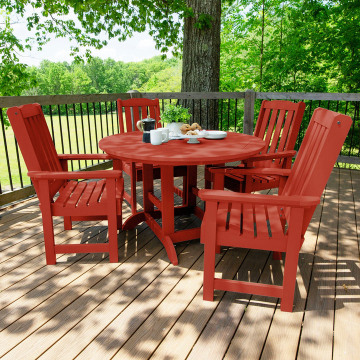 Lehigh 5pc 48in Round Dining Set - Dining Height Dining Highwood USA