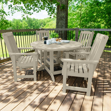 Lehigh 5pc 48in Round Dining Set - Dining Height Dining Highwood USA