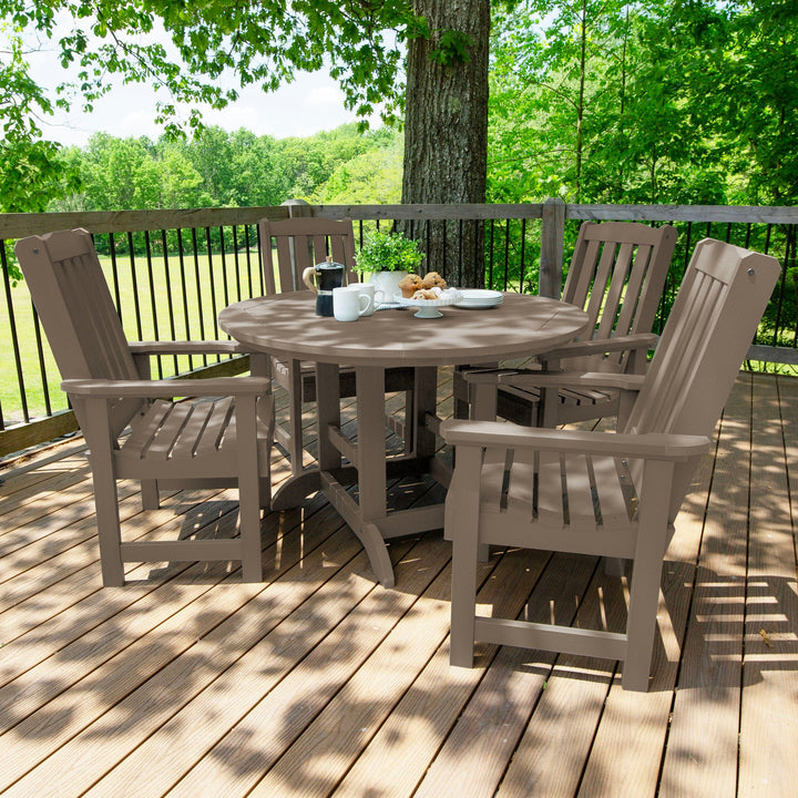 Lehigh 5pc 48in Round Dining Set - Dining Height Dining Highwood USA