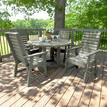 Weatherly 5pc 48in Round Dining Set - Dining Height Dining Highwood USA