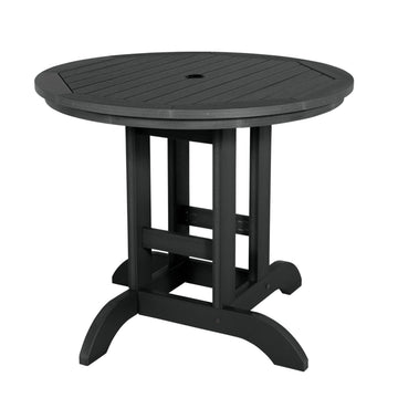 Round 36in Diameter Dining Table - Dining Height Dining Highwood USA Black