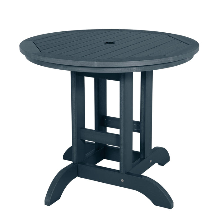 Round 36in Diameter Dining Table - Dining Height Dining Highwood USA Federal Blue