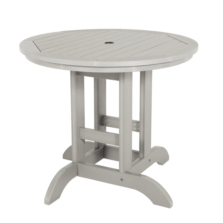 Round 36in Diameter Dining Table - Dining Height Dining Highwood USA Harbor Gray