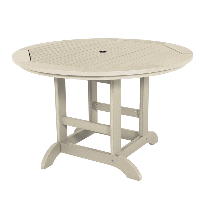 Round 48in Diameter Dining Table - Dining Height Dining Highwood USA Whitewash