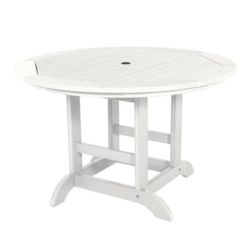 Round 48in Diameter Dining Table - Dining Height Dining Highwood USA White