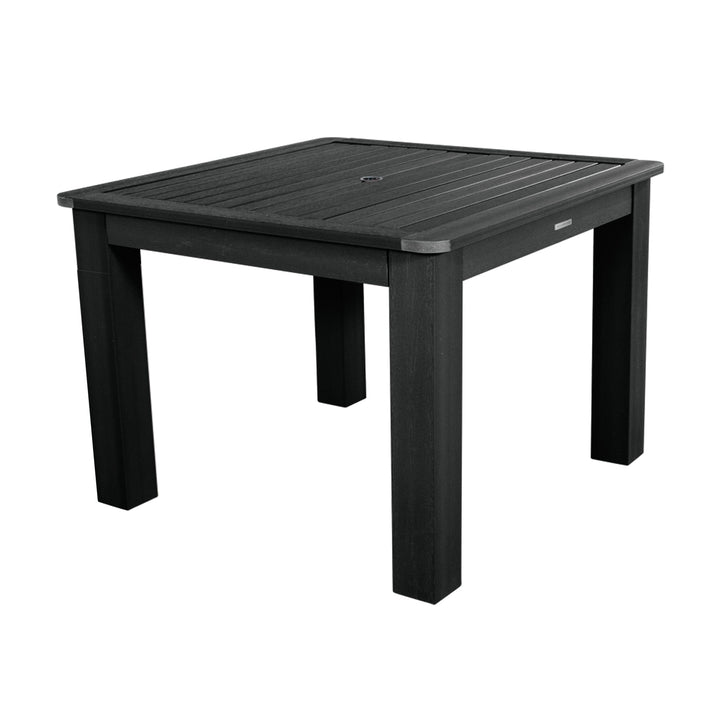 Square 42in x 42in Dining Table - Dining Height Dining Highwood USA Black