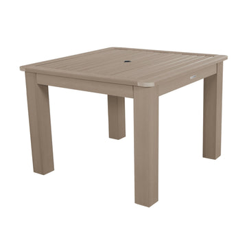 Square 42in x 42in Dining Table - Dining Height Dining Highwood USA Woodland Brown