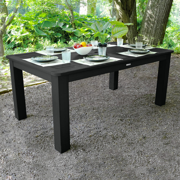 Rectangular 42in x 72in Outdoor Dining Table - Dining Height Dining Highwood USA