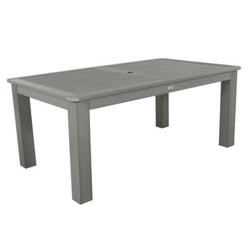 Rectangular 42in x 72in Outdoor Dining Table - Dining Height Dining Highwood USA Coastal Teak