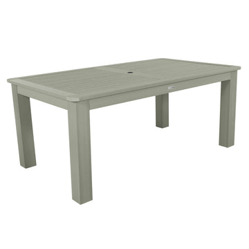 Rectangular 42in x 72in Outdoor Dining Table - Dining Height Dining Highwood USA Eucalyptus