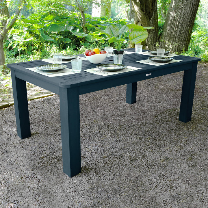 Rectangular 42in x 72in Outdoor Dining Table - Dining Height Dining Highwood USA