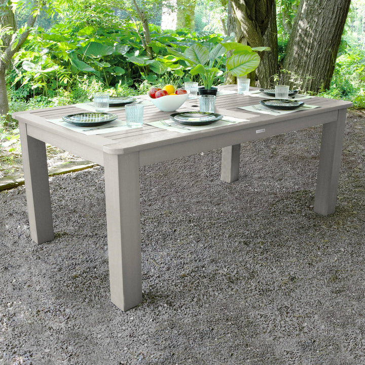 Rectangular 42in x 72in Outdoor Dining Table - Dining Height Dining Highwood USA