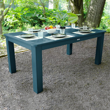 Rectangular 42in x 72in Outdoor Dining Table - Dining Height Dining Highwood USA