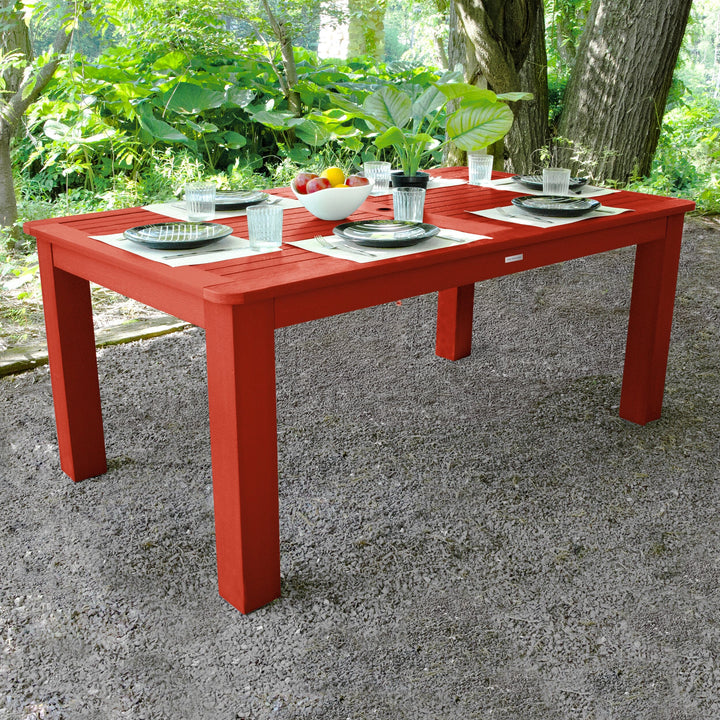 Rectangular 42in x 72in Outdoor Dining Table - Dining Height Dining Highwood USA