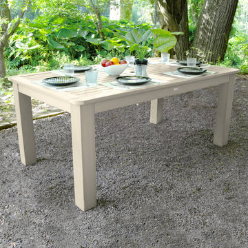 Rectangular 42in x 72in Outdoor Dining Table - Dining Height Dining Highwood USA