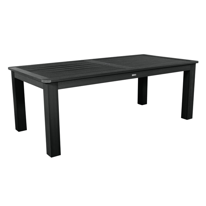 Rectangular 42in x 84in Oversized Dining Table - Dining Height Dining Highwood USA Black