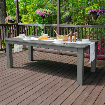 Rectangular 42in x 84in Oversized Dining Table - Dining Height Dining Highwood USA