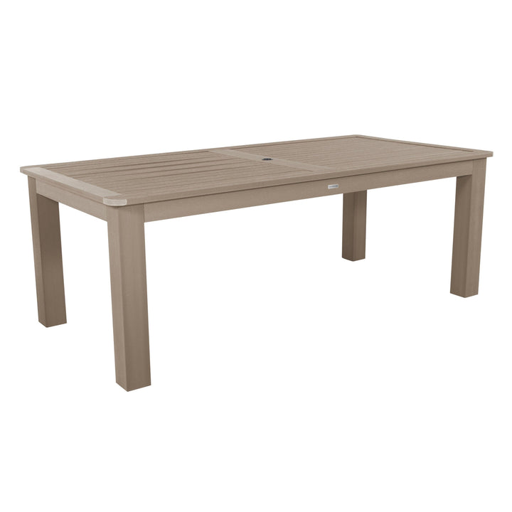 Rectangular 42in x 84in Oversized Dining Table - Dining Height Dining Highwood USA Woodland Brown