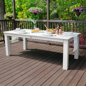 Rectangular 42in x 84in Oversized Dining Table - Dining Height Dining Highwood USA