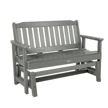 Lehigh Garden Gliding Bench 4ft Bench Highwood USA Coastal Teak