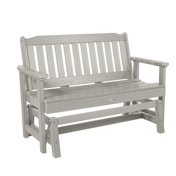 Lehigh Garden Gliding Bench 4ft Bench Highwood USA Harbor Gray