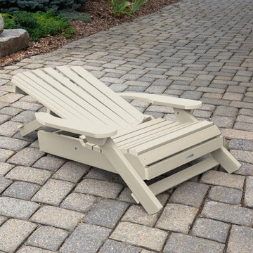 King Hamilton Folding & Reclining Adirondack Chair and Ottoman Adirondack Chairs Highwood USA