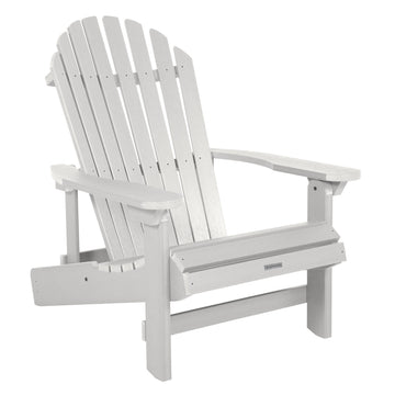 King Hamilton Folding & Reclining Adirondack Chair Adirondack Chairs Highwood USA White
