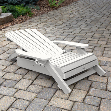 King Hamilton Folding & Reclining Adirondack Chair and Ottoman Adirondack Chairs Highwood USA