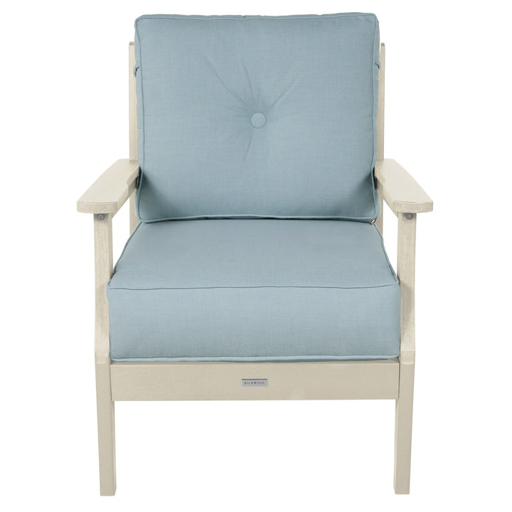 Lehigh Deep Seating Club Chair Deep Seating Highwood USA Bliss Dew Whitewash