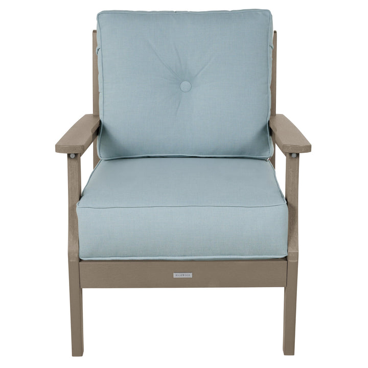 Lehigh Deep Seating Club Chair Deep Seating Highwood USA Bliss Dew Woodland Brown