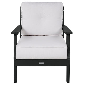 Lehigh Deep Seating Club Chair Deep Seating Highwood USA Bliss Linen Black