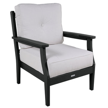 Lehigh Deep Seating Club Chair Deep Seating Highwood USA Bliss Linen Black