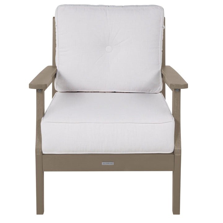 Lehigh Deep Seating Club Chair Deep Seating Highwood USA Bliss Linen Woodland Brown